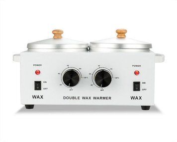 Воскоплав баночний Wax Heater двойной, 100 Вт, 800 мл, білий 600B фото