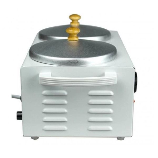 Воскоплав баночний Wax Heater двойной, 100 Вт, 800 мл, білий 600B фото