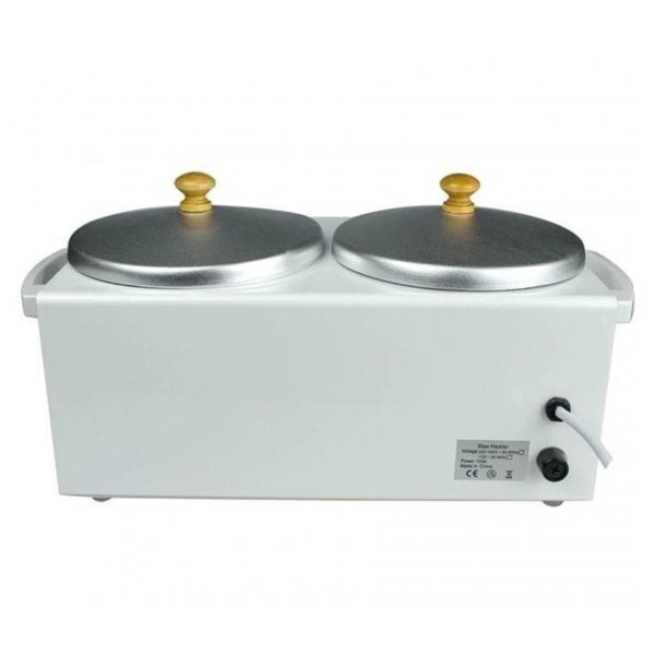 Воскоплав баночний Wax Heater двойной, 100 Вт, 800 мл, білий 600B фото