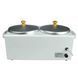 Воскоплав баночний Wax Heater двойной, 100 Вт, 800 мл, білий 600B фото 4