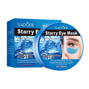 Патчі під очі SADOER Starry Eye Mask з гіалуроновою кислотою 60 шт 00161 фото