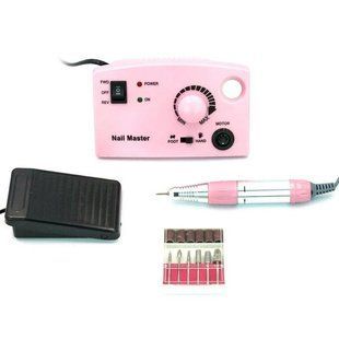 Фрезер для манікюру та педикюру Nail Master Pro ZS-602 на 45000 об/хв Рожевий 1577 фото