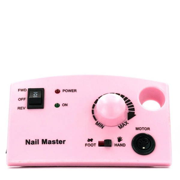 Фрезер для манікюру та педикюру Nail Master Pro ZS-602 на 45000 об/хв Рожевий 1577 фото