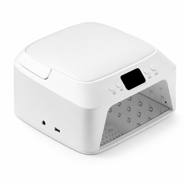 Лампа для манікюра SNRQI L3 80W, UV LED, с ручкой и подставкой, белая  00168 фото
