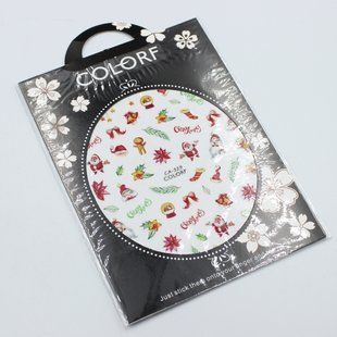 Наклейки Новогодние CA329 0568 фото