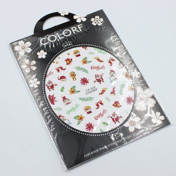 Наклейки Новогодние CA329 0568 фото