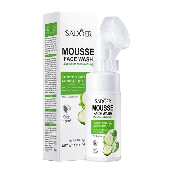 Пенка для умывания SADOER Mousse Face Wash с Cucumber Extract 120 мл NO.SD05304 фото