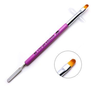 Кисть для маникюра двухсторонняя CL1 №8 (Фиолетовая) CL1-8-Purple фото