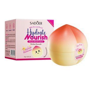 Зволожуючий крем для рук SADOER Peach, живлення та м&rsquo;якість, 35 г 00124 фото
