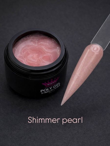 Полигель с шиммером Master Professional Pearl 15 г MP-524ShimmerPink15 фото