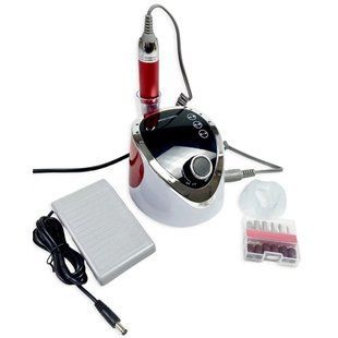 Фрезер для маникюра и педикюра Nail Drill ZS-616, 65 Вт, 45 000 об/мин Красный 3260 фото