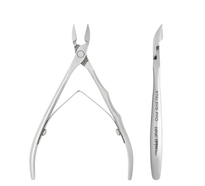 Кусачки профессиональные для кожи STALEKS (Сталекс) PRO EXPERT 11 режущая часть 11 mm NЕ-11-11 фото