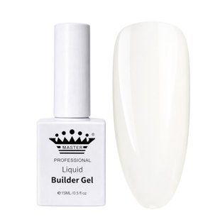 Жидкий моделирующий гель Master Professional Liquid Builder Milky White, 15 мл 0840 фото