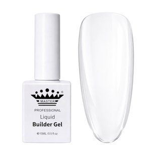 Жидкий моделирующий гель Master Professional Liquid Builder Clear, 15 мл 0841 фото