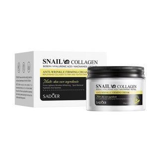 Крем для обличчя SADOER Snail Collagen, з муцином равлика та колагеном, 120 г 00129 фото