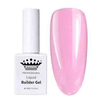 Рідкий моделюючий гель Master Professional Liquid Builder Taro Purple, 15 мл 0842 фото