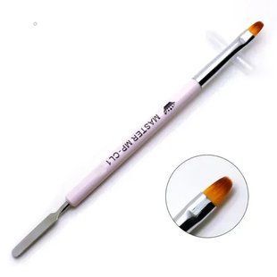 Кисть для маникюра двухсторонняя CL1 №6 (Розовая) CL1-6-Pink фото