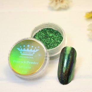 Голографическая втирка Peacock Powder №1 MP-529-1 фото