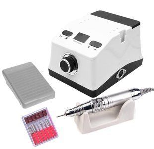 Фрезер для манікюру та педикюру Nail Drill ZS-718 45000 об/хв 65Вт Білий ZS-718 фото