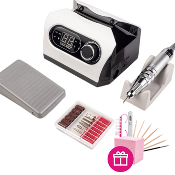 Фрезер для манікюру Nail Drill ZS-717 PRO 45 000 об/хв білий 00181 фото