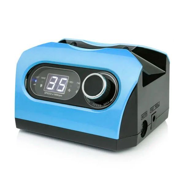 Фрезер для манікюру Nail Drill ZS-717 PRO 45 000 об/хв синій 00182 фото