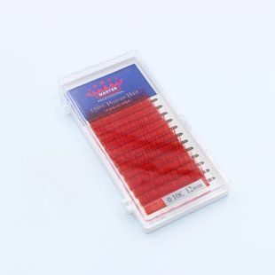 Ресницы 0.10C 12 мм Red 0.10C12mmred фото