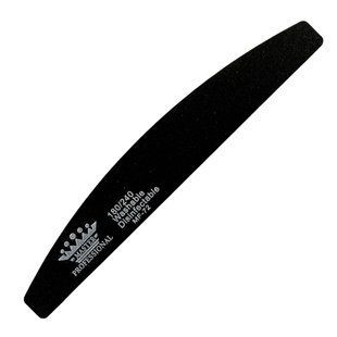 Баф для маникюра лодочка Master Professional 180/240, многоразовый, черный MF-72 фото