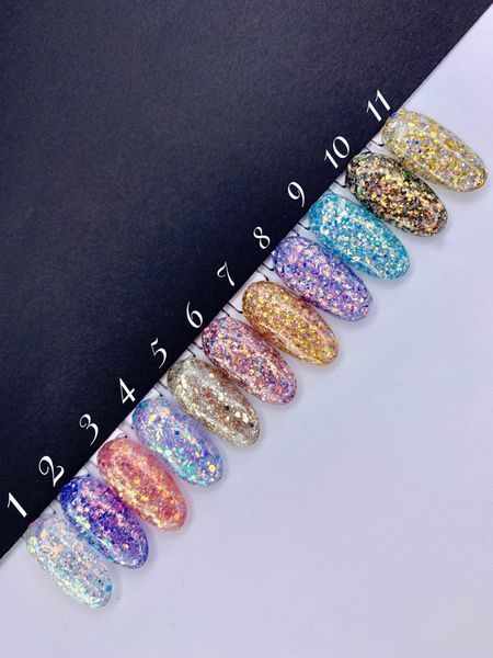 Гель для дизайну Glitz Gel 1087 фото
