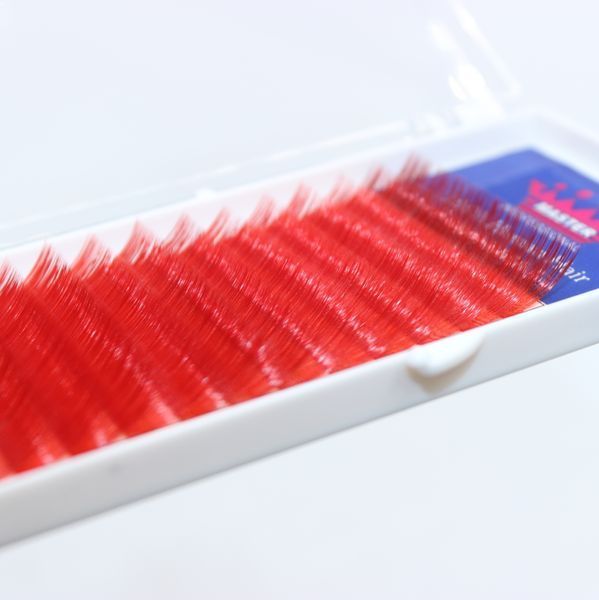 Ресницы 0.10C 12 мм Red 0.10C12mmred фото