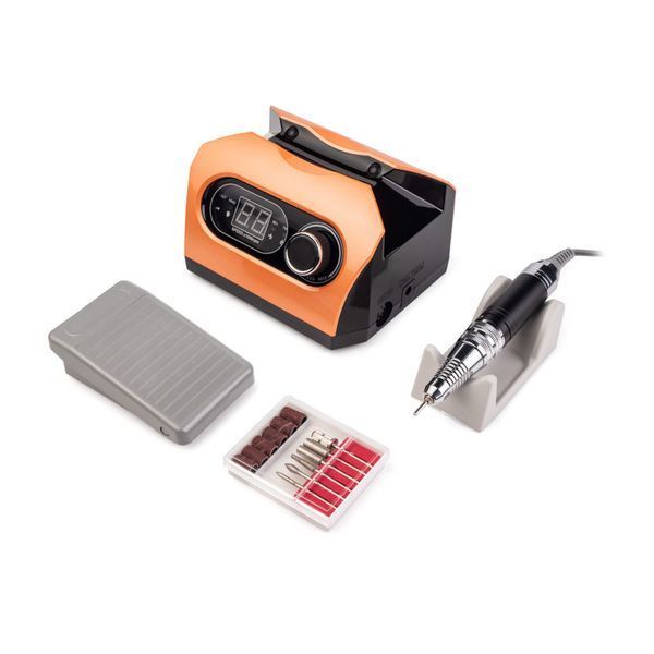 Фрезер для манікюру Nail Drill ZS-717 PRO 45 000 об/хв помаранчевий 00183 фото