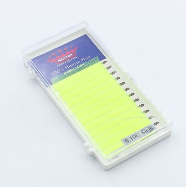 Ресницы 0.10C 10 мм Yellow 0.10C10mmyellow фото