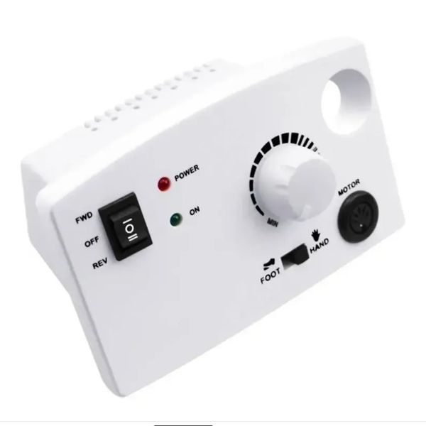 Фрезер для манікюру та педикюру Nail Master Pro ZS-602 на 45000 об/хв Білий 1568 фото
