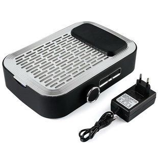 Маникюрная вытяжка с аккумулятором и HEPA-фильтром BQ 858-3B, 80 Вт, Черная 858-3 фото
