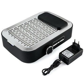 Маникюрная вытяжка с аккумулятором и HEPA-фильтром BQ 858-3B, 80 Вт, Черная 858-3 фото