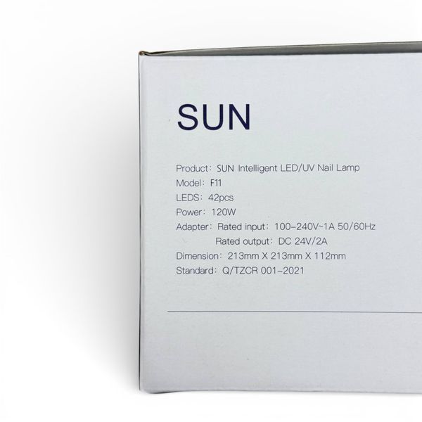 Лампа для маникюра и педикюра SUN F-11, UV/LED, 120 Вт, темно-синяя 1605 фото