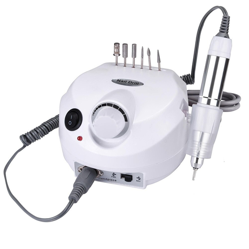 Фрезер для манікюру та педикюру Nail Master Pro ZS-601 на 45000 об/хв Білий US-202/zs601 фото