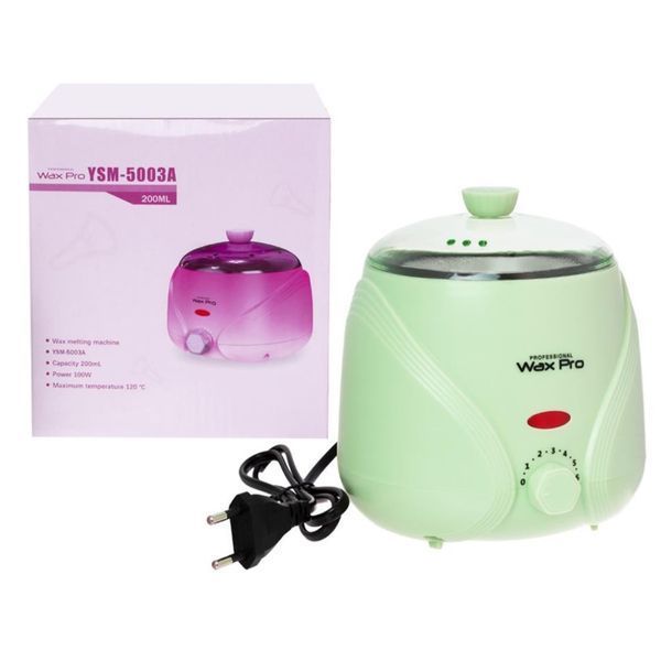 Воскоплав баночний Wax Pro YSM-5003A, 100 Вт, 200 мл, фісташковий 2019 фото