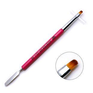 Кисть для маникюра двухсторонняя CL1 №4 (Красная) CL1-4-Red фото