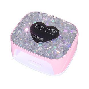 Лампа для маникюра Professional Nail Lamp Sun S50 розовая, 168W 1654 фото