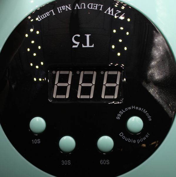 Лампа для маникюра LED+UV Sun T5 на 72 Вт, бирюзовая 1625 фото