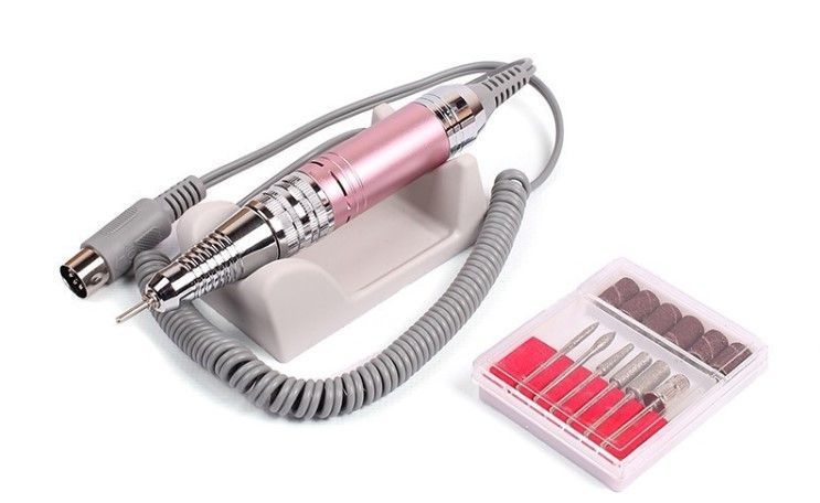 Фрезер для манікюру та педикюру Nail Drill ZS-710 PRO 45000 об/хв 65 Вт Рожевий ZS-710 фото