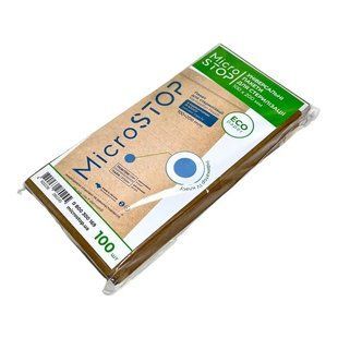 Крафт-пакети Microstop з індикатором 4 класу, коричневі, 100х200 мм, 100 шт