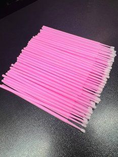 Микробраши/ аппликаторы (100 шт./ уп.) для наращивания, ламинирования ресниц и других бьюти процедур (цвет в ассортименте) 0109 фото