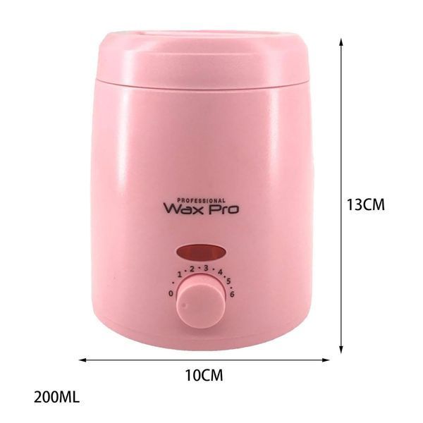 Воскоплав баночний Wax Pro 200, 35 Вт, 200 мл, розовый 2028 фото