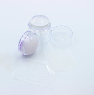 Штамп двухсторонний с мини пластинами Purple 2in1 фото