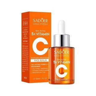 Сироватка для обличчя SADOER Vitamin C + Niacinamide 30 мл 00148 фото