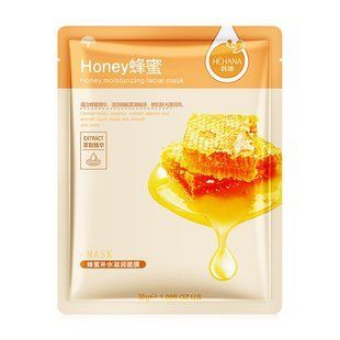 Тканинна маска для обличчя Hchana Moisturizing Facial Mask Honey, 1 шт 0861 фото
