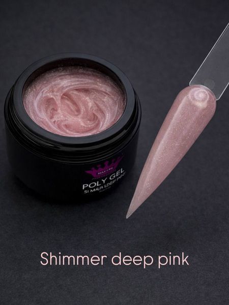 Полигель с шиммером Master Professional Deep Pink 15 г MP-524ShimmerDeepPink15 фото