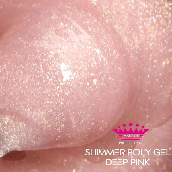 Полигель с шиммером Master Professional Deep Pink 15 г MP-524ShimmerDeepPink15 фото