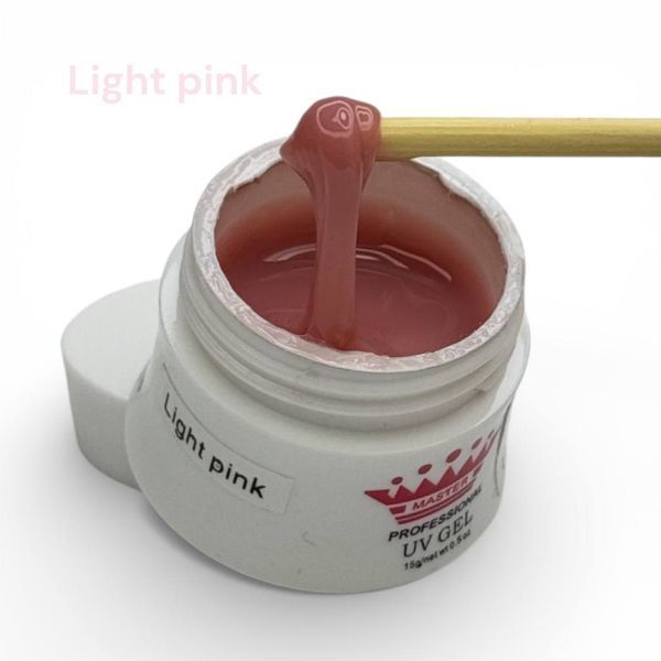 Гель для наращивания ногтей Light Pink Master Professional, 30 мл 1033 фото